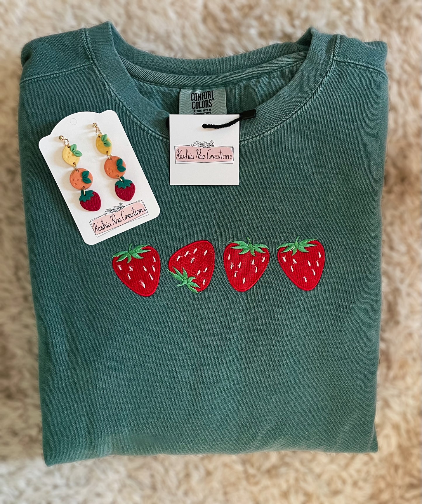 Strawberry crewneck