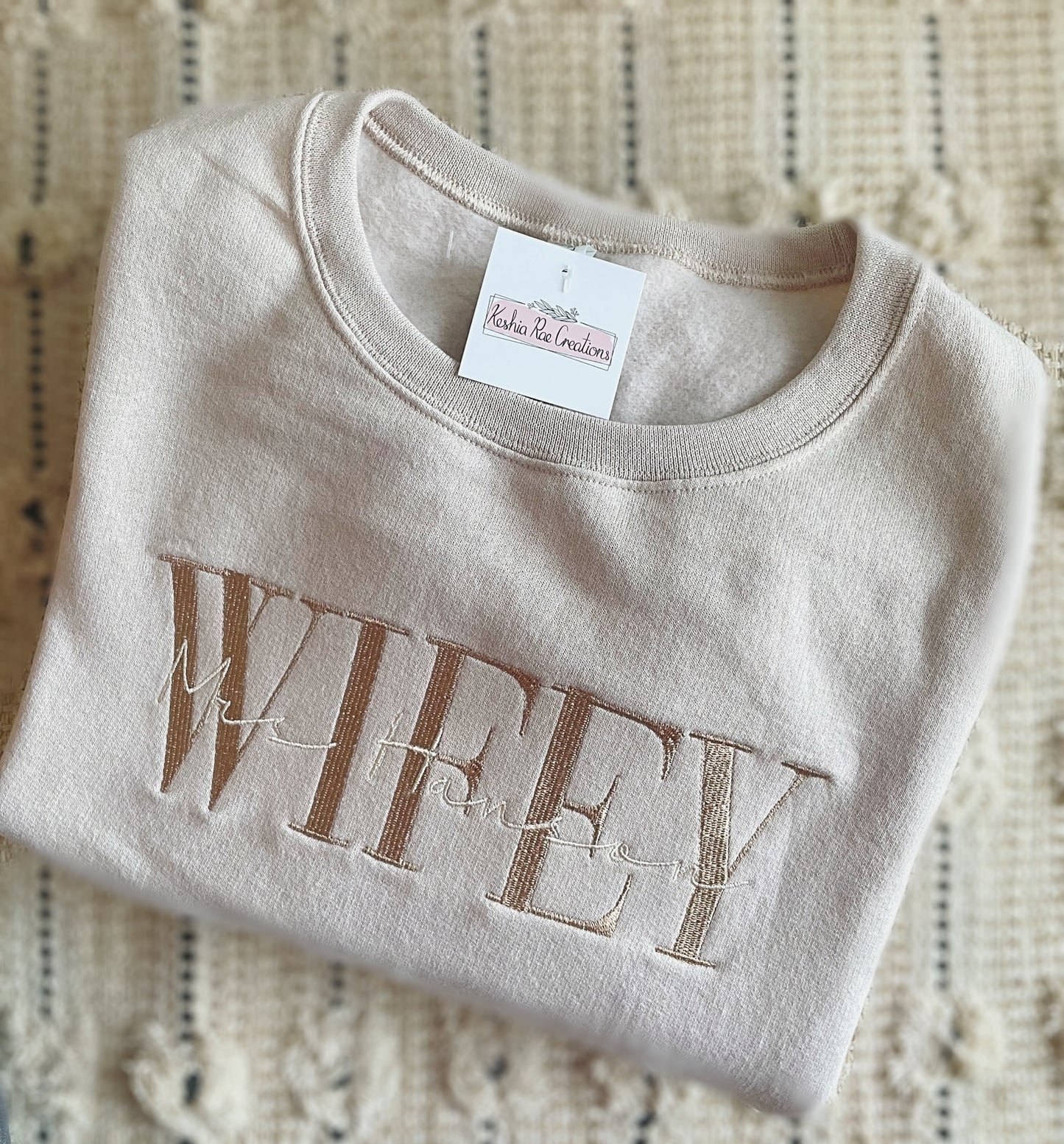 WIFEY crewneck sweatshirt